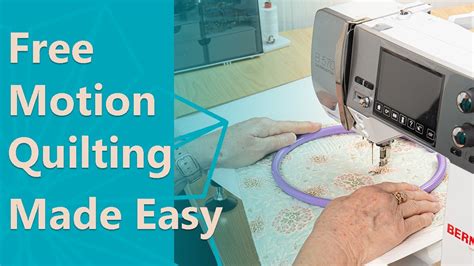 free motion quilting tutorial